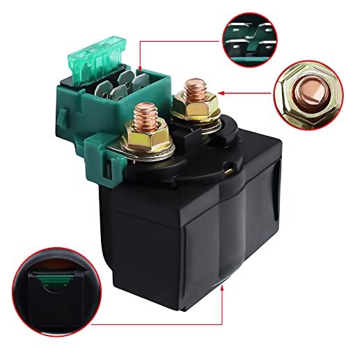 Starter Solenoid Relay for Kawasaki BAYOU 220 KLF200 1988-2002 ATV KLX650 KLX650