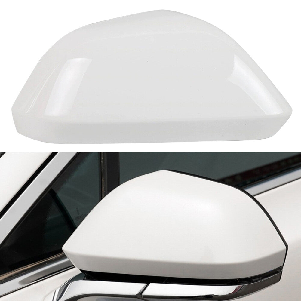 Left White Side Rear View Mirror Cover Trim Fit for Lincoln MKZ 2013-2020