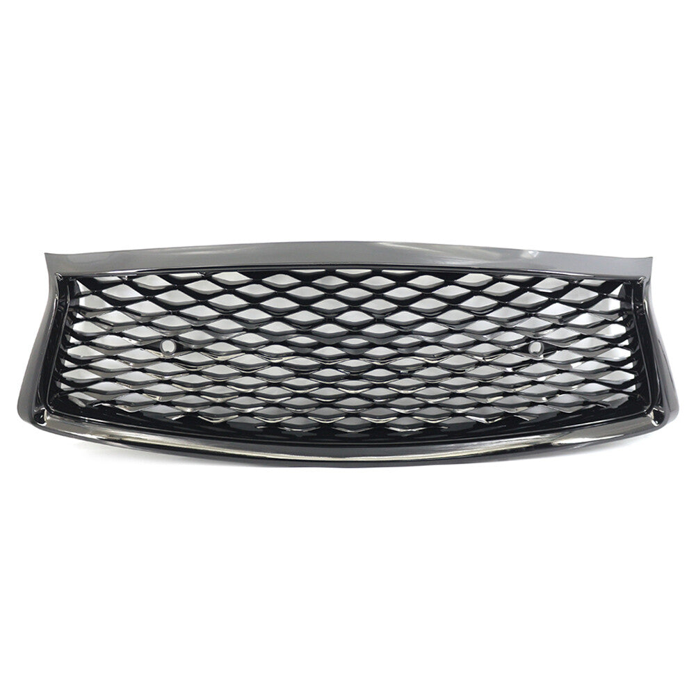 Front Bumper Center Upper Mesh Grille w/Sensor Hole for Infiniti Q50 Q50S 18-23