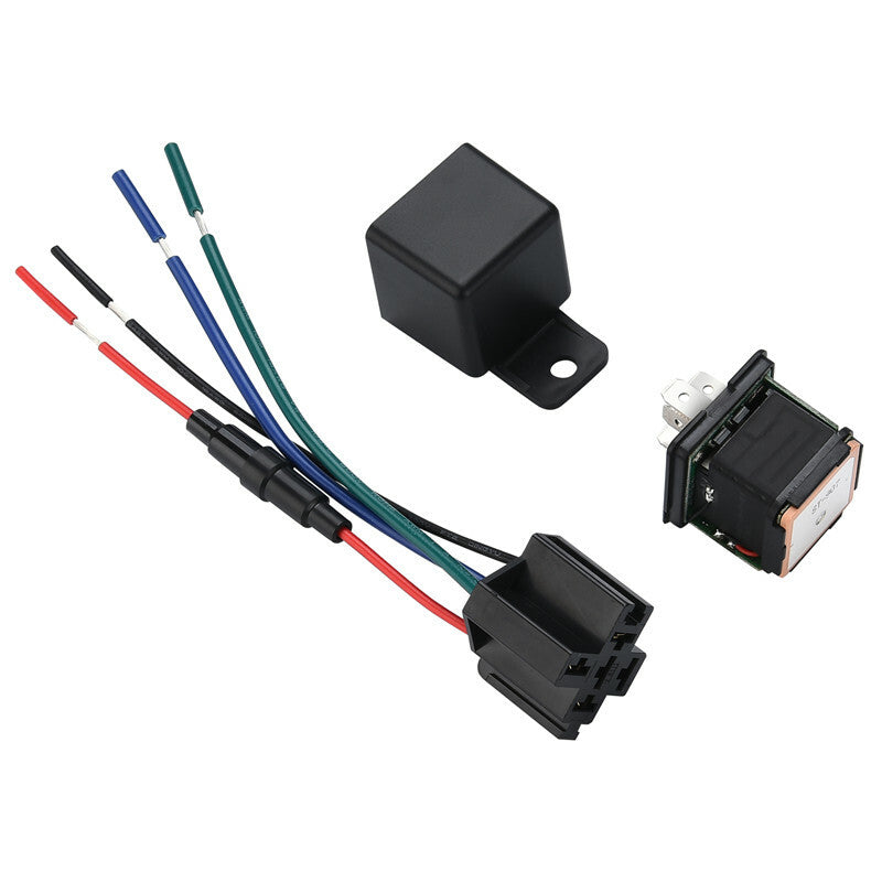 Relay GPS Tracker Device Car Shock Alarm Anti-theft Cut Off Oil Locator System