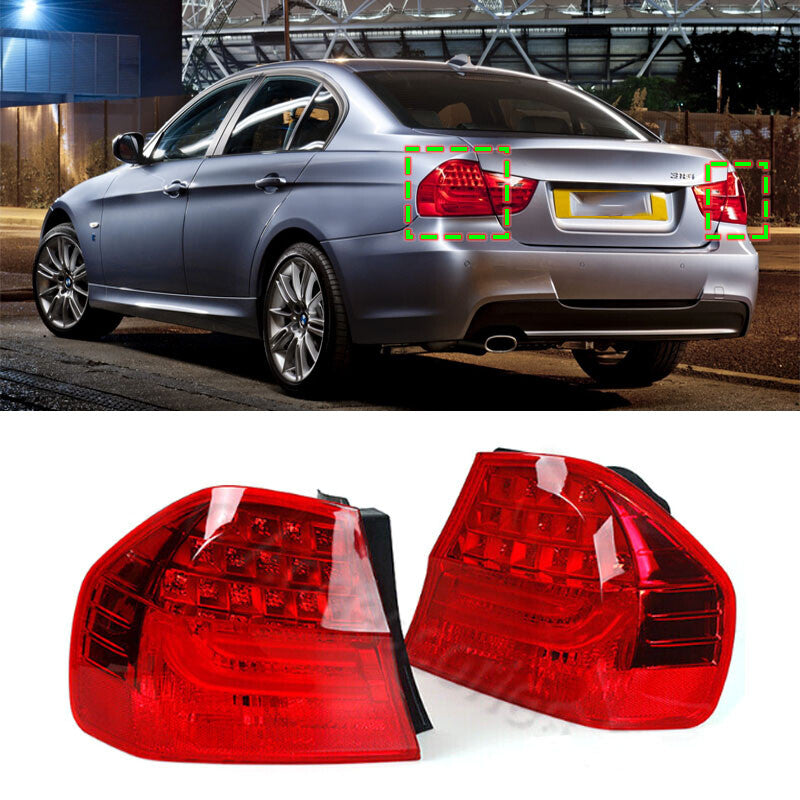 Rear Tail Lights Stop LED Light Pair for BMW 3 SERIES E90 2008 2009 2010-2011