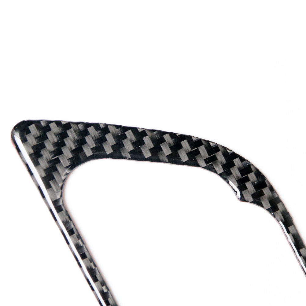 2Pcs Carbon Fiber Side Door Handle Cover Trim for BMW 6 Series F12 F13 2011-2018