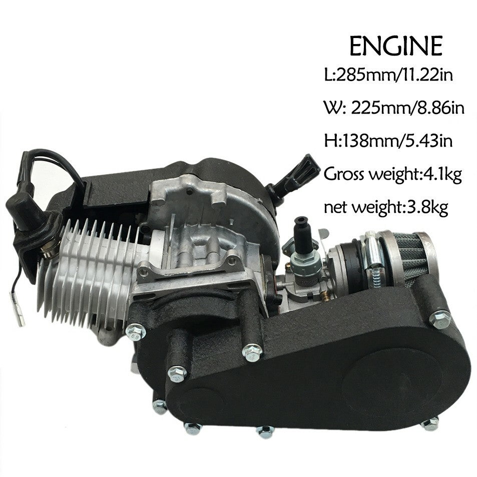50cc 49cc 2 Stroke Engine Motor Pull Start for Mini Dirt Pocket Bike ATV Quad Buggy