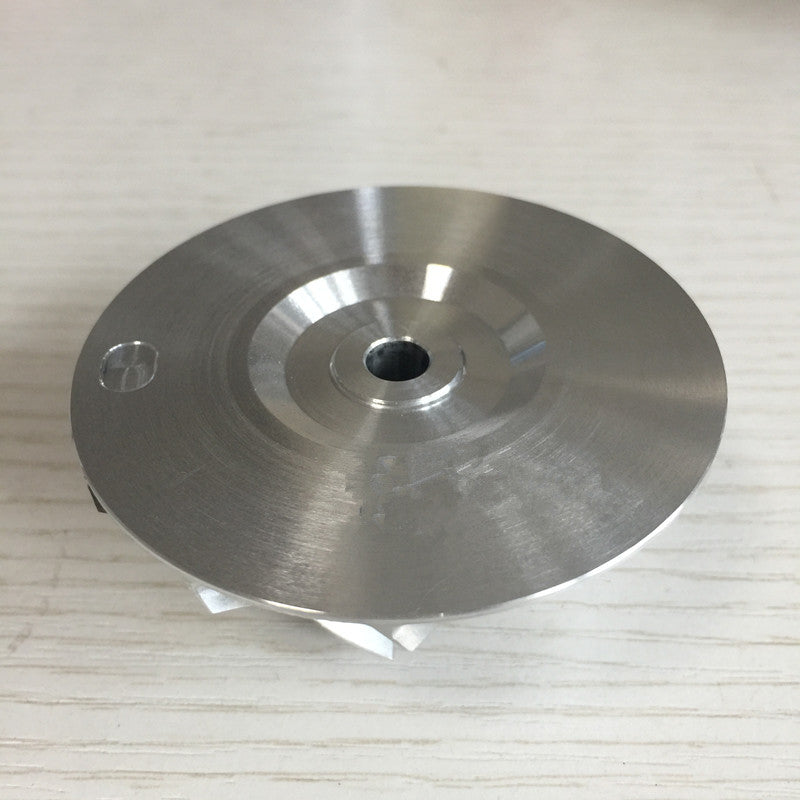 CT26 17291-17010 42.12/64.89 mm 6+6 Blade Turbine Milling/Blank Compressor Wheel