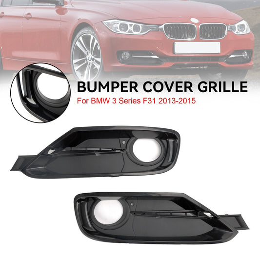 2¡Á F¨¹r for BMW 3er F30 F31 13-15 L¨¹ftungsgitter Sto?f?nger Nebelscheinwerfer Gitter