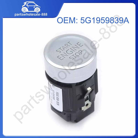 5G1959839A Engine ignition start/stop button for Volkswagen for Golf GTI e- for Golf