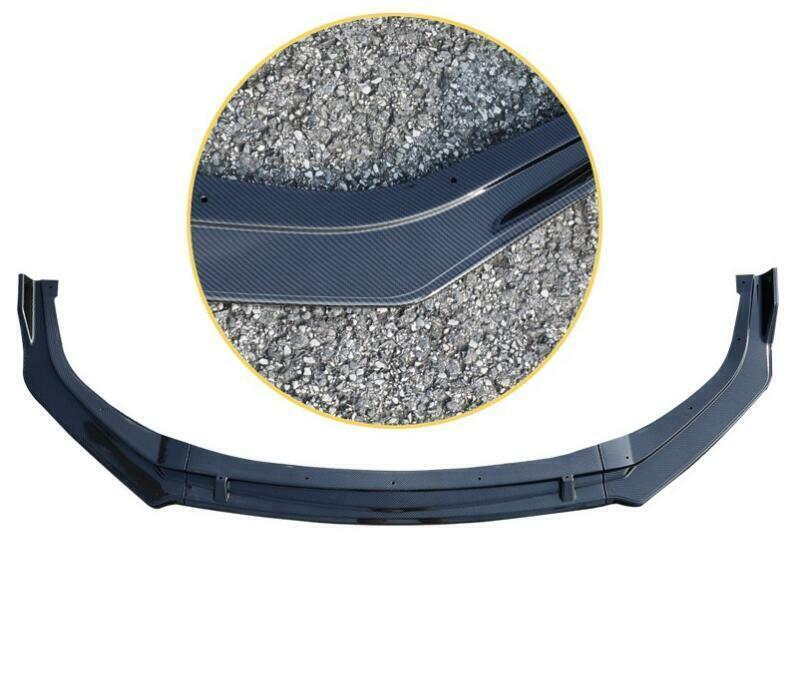 Fit for Lincoln MKZ 17-2021 Carbon Fiber Front Bumper Lip Spoiler Bodykit Refit