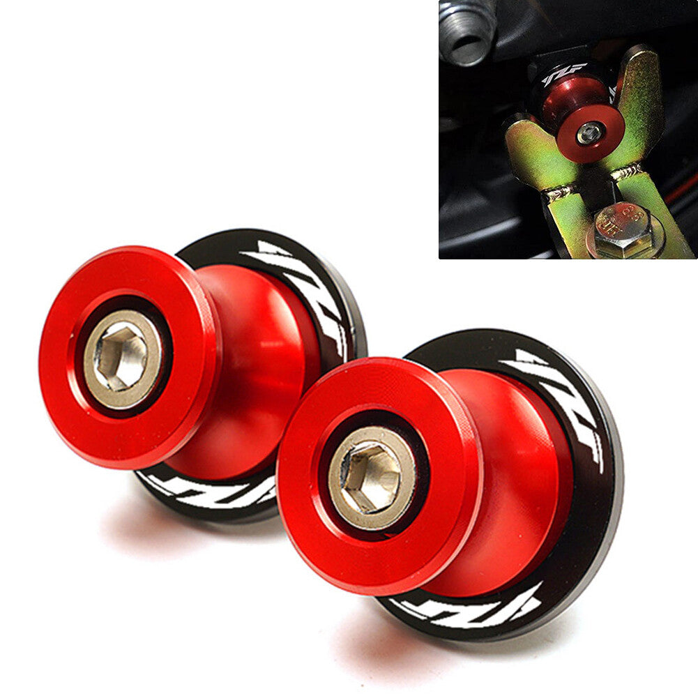Swingarm Spools Slider Stand ScrewsM6 for Yamaha YZF R1 R3 R6Red