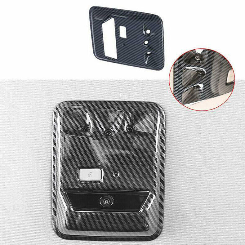 for Kia Carnival 22-24 Carbon Fiber Second Row Reading Lamp Light Cover Trim 1P