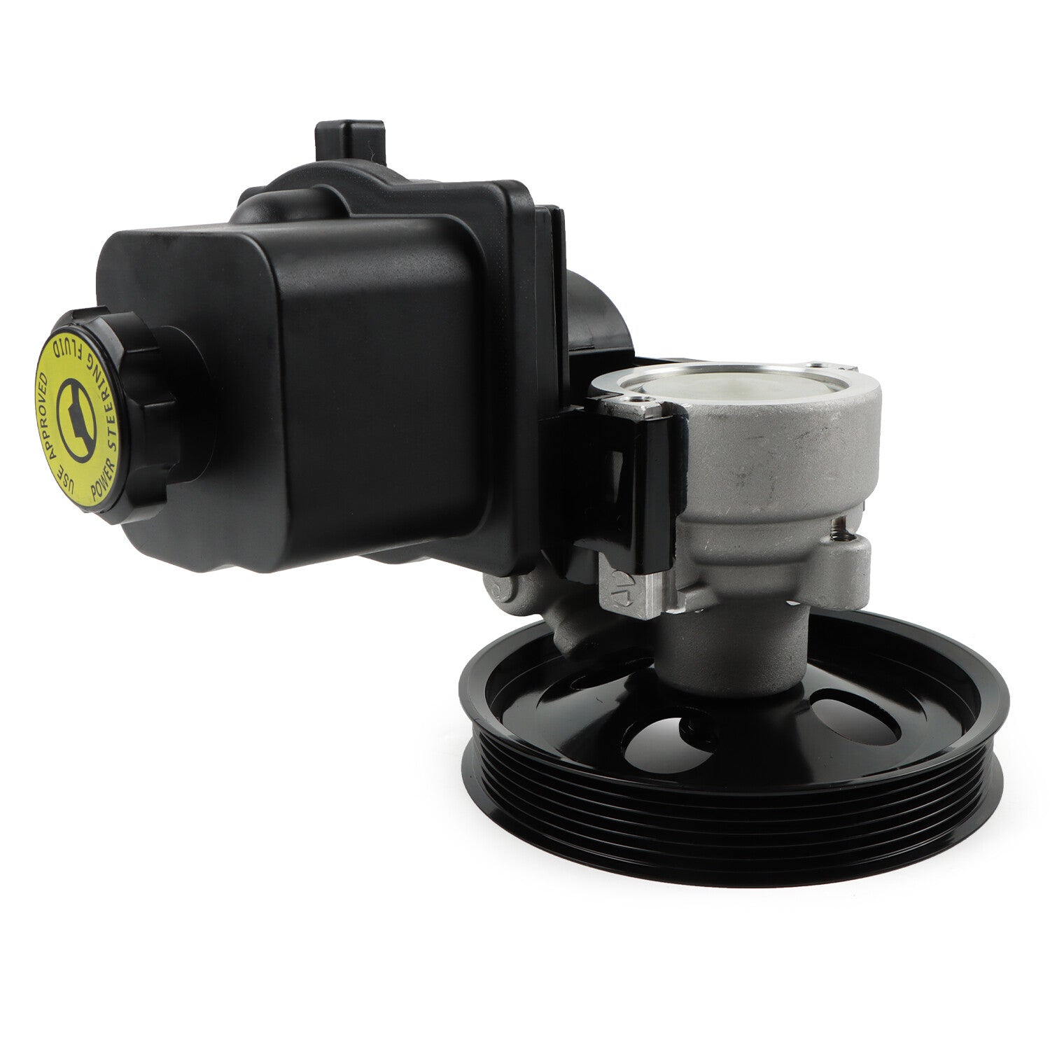 Power Steering Pump W/ Pulley  Reservoir for GMC Envoy 2002-2009 L6 4.2L Petrol
