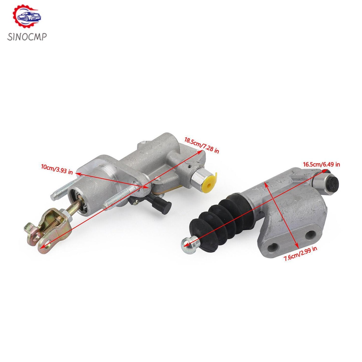 2Pcs Clutch Master Cylinder Nissin And Slave Cylinder for Honda for Civic Accord CRV
