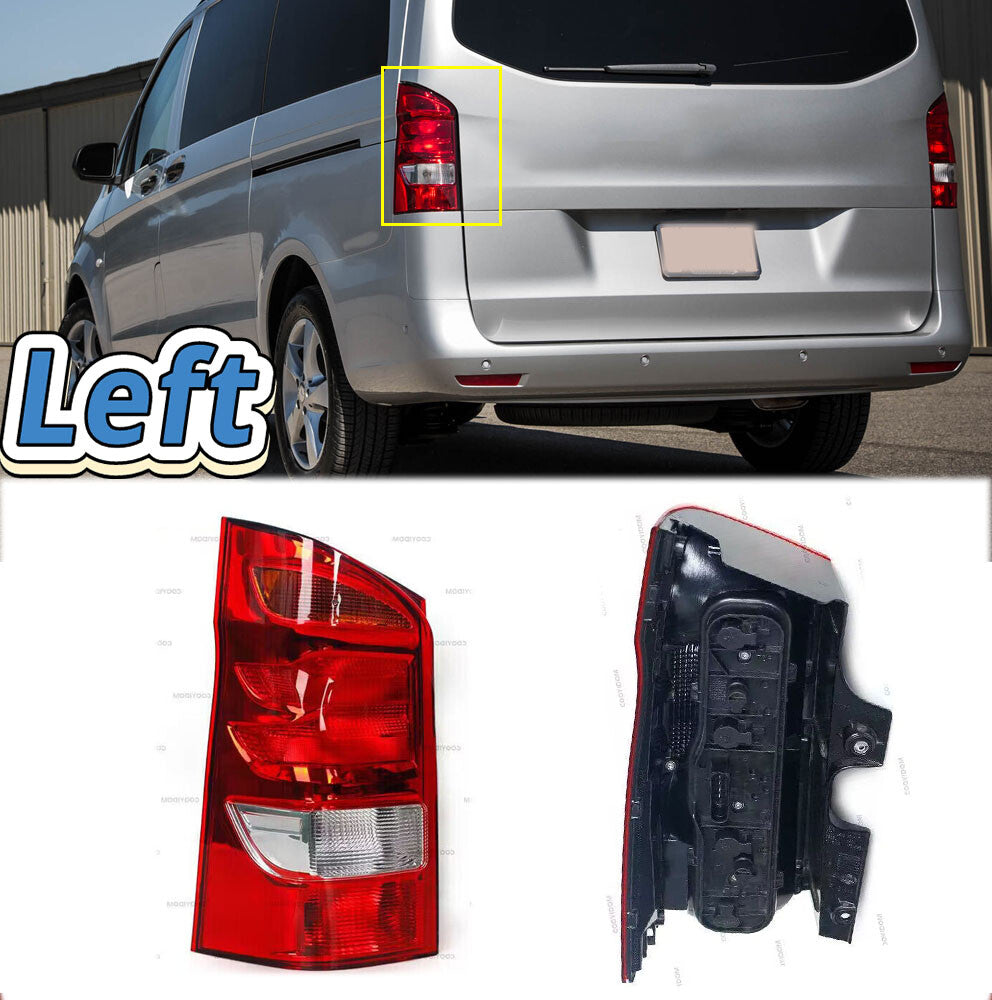 1Pcs Left Side Rear Tail Light Lamp Halogen for MERCEDES BENZ METRIS 2016-2019