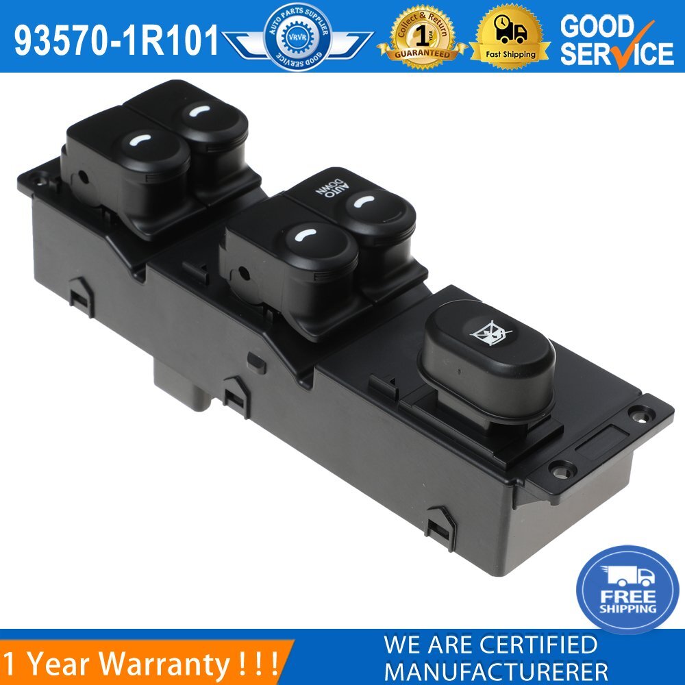 The main power switch is suitable for 2011-2017 for Hyundai Solaris 93570-1R101 models.