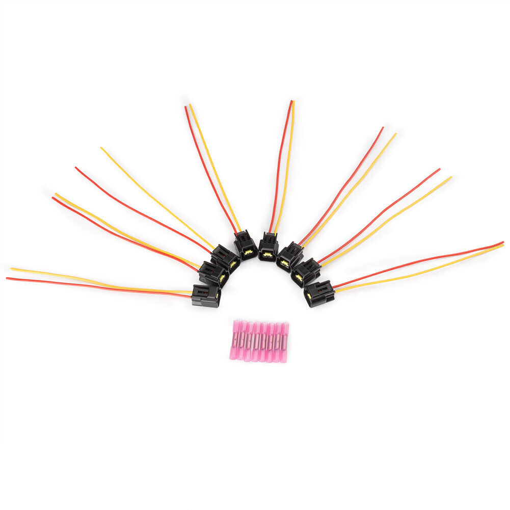 8PCS Ignition Coil Connector Pigtail Plug Harness for Ford F-150 F-250 E-150