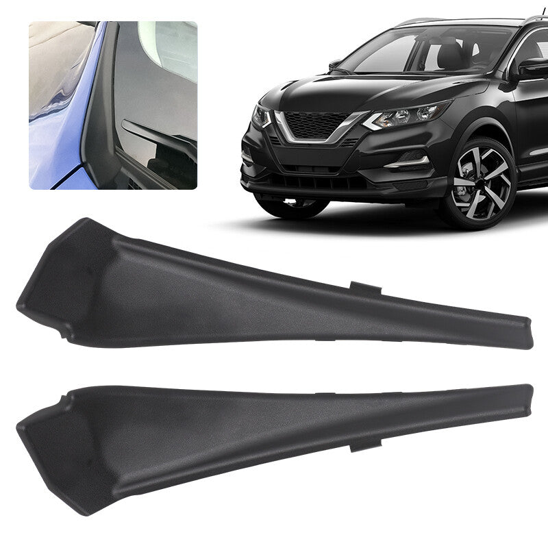 Front Windshield Wiper Side Cowl Extension Cover Trim For 2014-2020 for Nissan Rogue