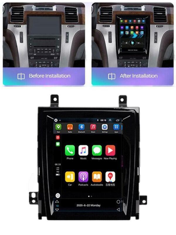 9.7In Stereo Radio GPS Player Android 10.1 Head Unit For 07-14 for Cadillac for Escalade