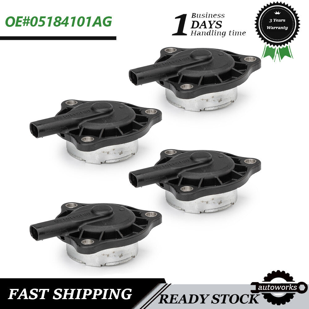 4x 05184101AG Camshaft Phaser Actuator VVT Solenoid for Chrysler 200 for Dodge for Ram