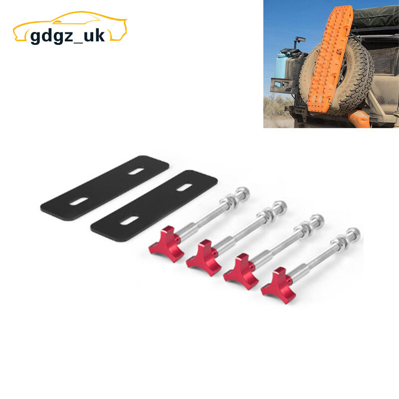 Traction Board Mount Pin Recovery Board Mounting For 4.72~6.69 Hole Spacing Red