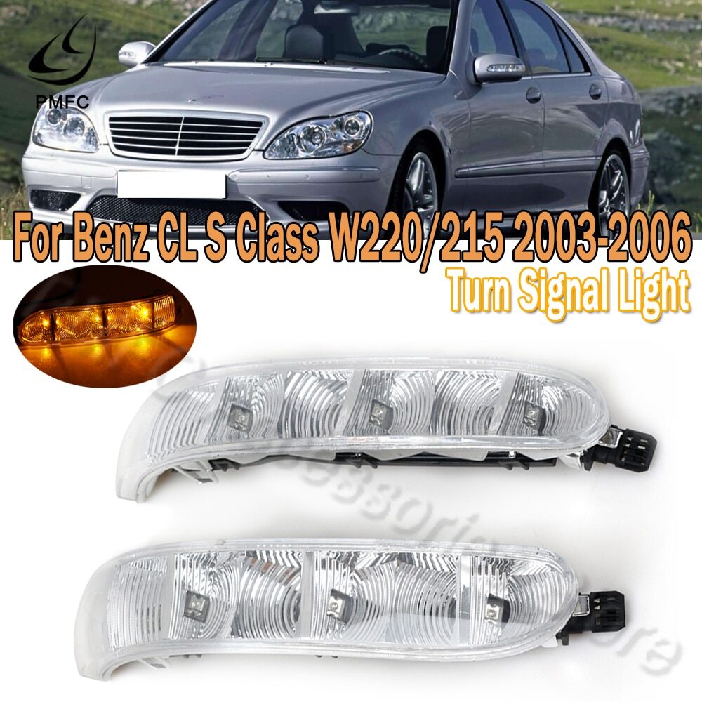 Turn signal light mirror indicators are suitable for 2003-06 for Benz CLS-Class W220 W215