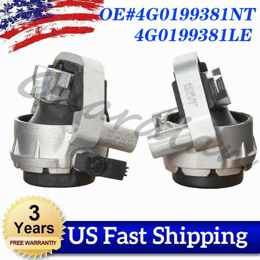 new left + right engine mounts suitable for Audi A6 A7 3.0L V6 A/T Quattro 3.0L 2012-2018