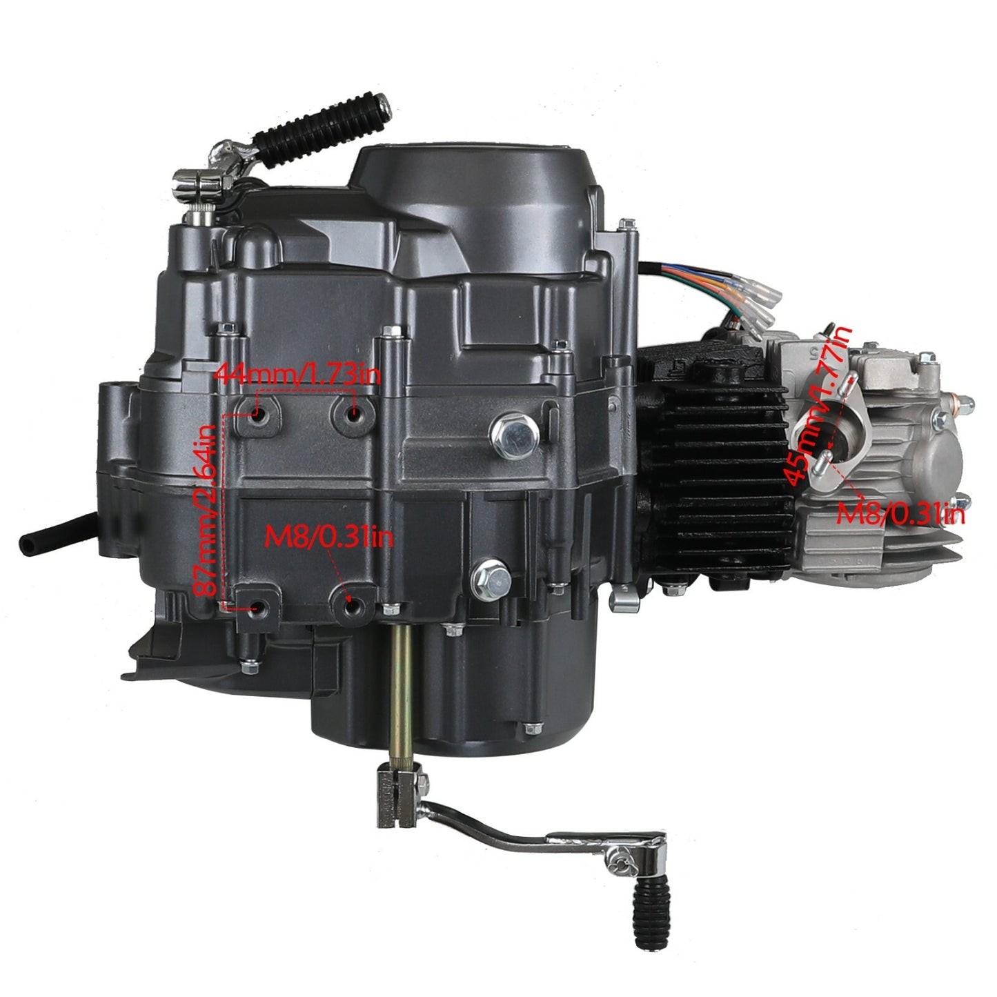 for Lifan 125cc semi-automatic engine motor wiring kit for Honda CT70 CT90 CT110 ATC70 XR70