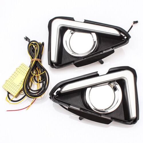 1 pair of for Toyota RAV4 2016-2018 LED daytime running lights, fog lights, and turn signals.