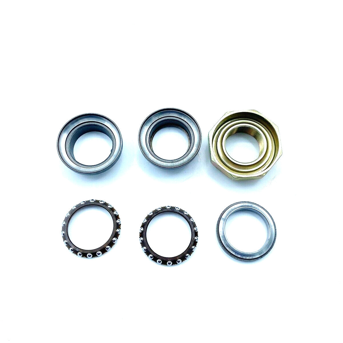 6Pcs Steering Stem Bearings Head Race Set for Yamaha PW50 PW 50 1981-2013