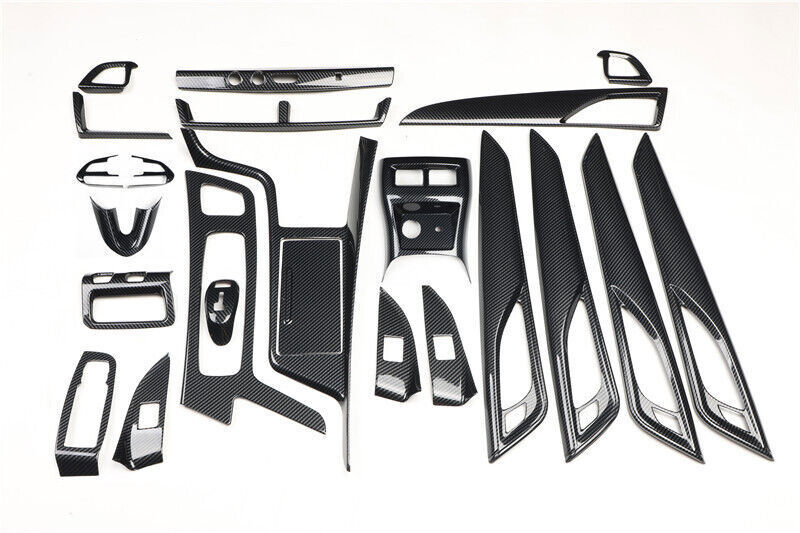 for Cadillac CT5 20-24 ABS Carbon Fiber Interior Full Decoration Cover Trim Kit