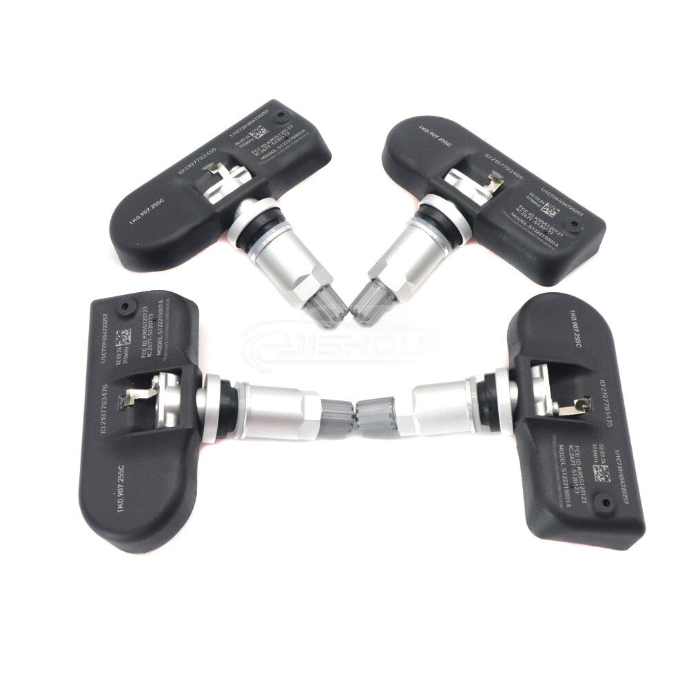 1K0907253D 4PCS TPMS for AUDI for VOLKSWAGEN for VW Tire Pressure Monitoring Sensor NEW