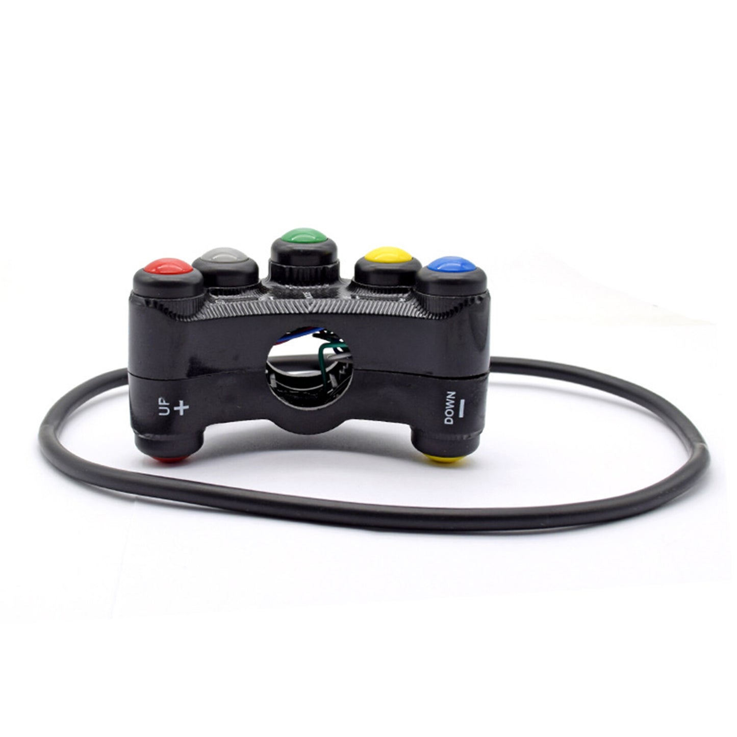 Universal 7/8 Motorcycle Race Bike Handlebar Switches Assembly 7 Button Array