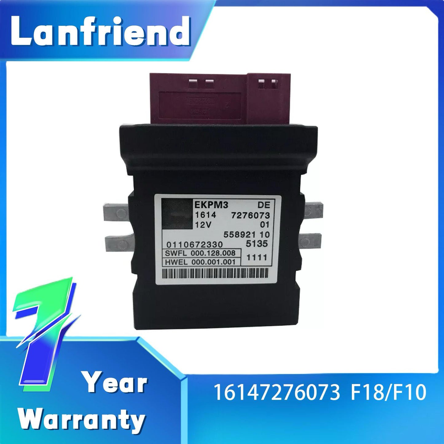 Fuel Pump Control Module Fit for BMW 5 Series F10 F18 2010-2017 PN 16147276073
