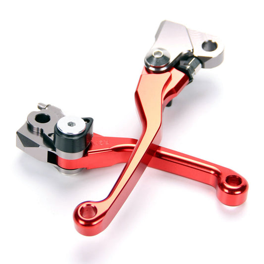 Red Dirtbike Brake Clutch Levers for Honde CRF450R CRF250R CRF450RX2017-2020