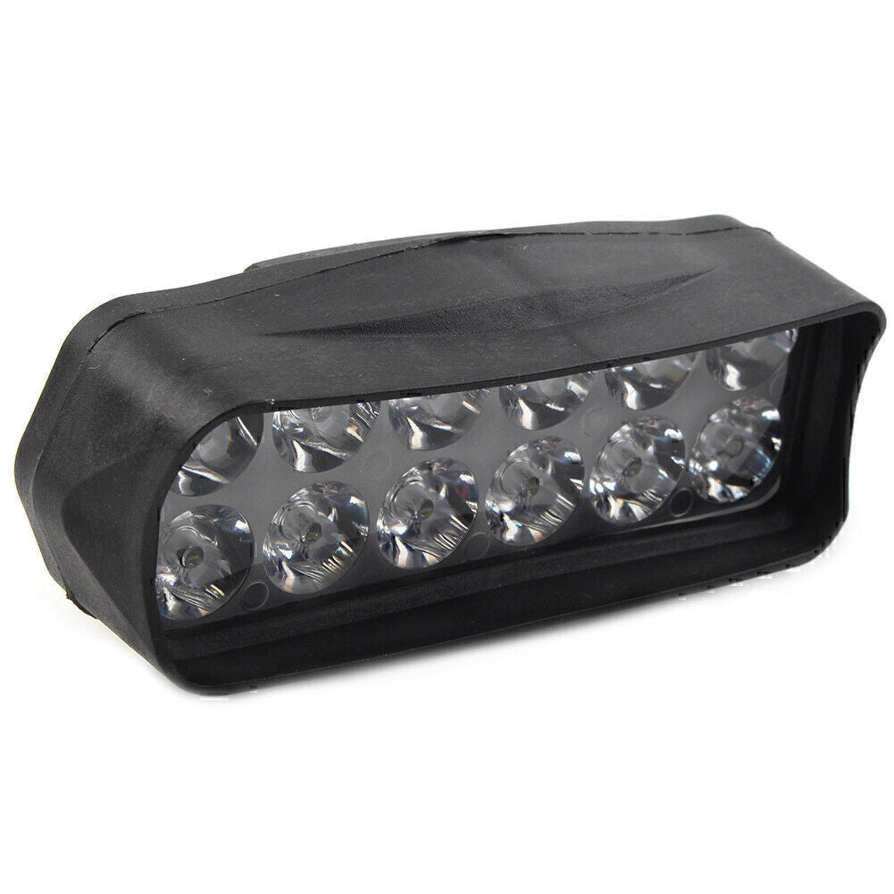 For Car UTV ATV Scooters 1X Motorcycle Headlight Spot Fog Light 12-LED Headlamp