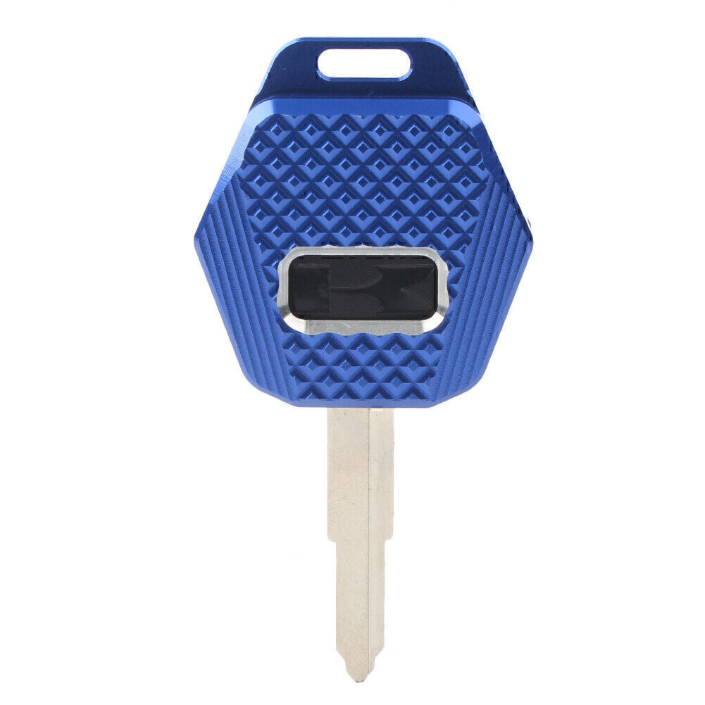 Fit for Kawasaki ZX6R ZX7R ZX9R ZX10R Blue CNC Key Shell Case Cover Motorcycle