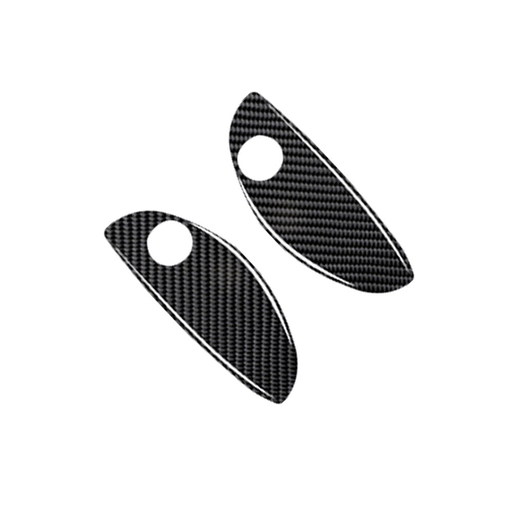 2X Carbon Fiber Interior Door Storage Cover Trim for RAM Promaster 2014-2021