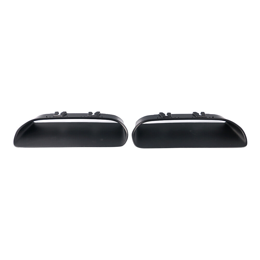 1 Pair Redeye Hood Bezels Left Right Side for 2019-2020 for Dodge for Challenger Black