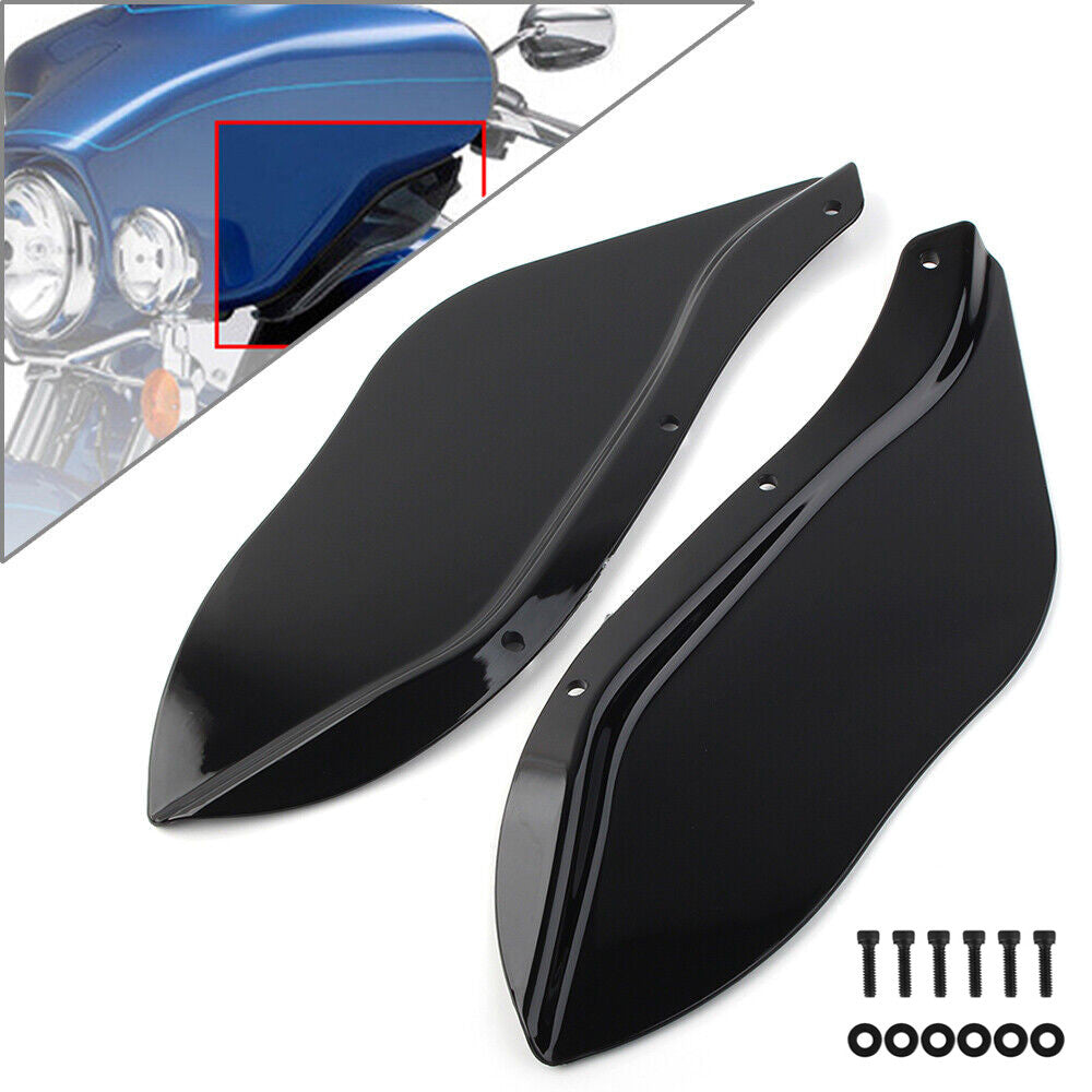 Side Batwing Fairing Wind Deflector for Harley Touring Electra Street Glide96-13
