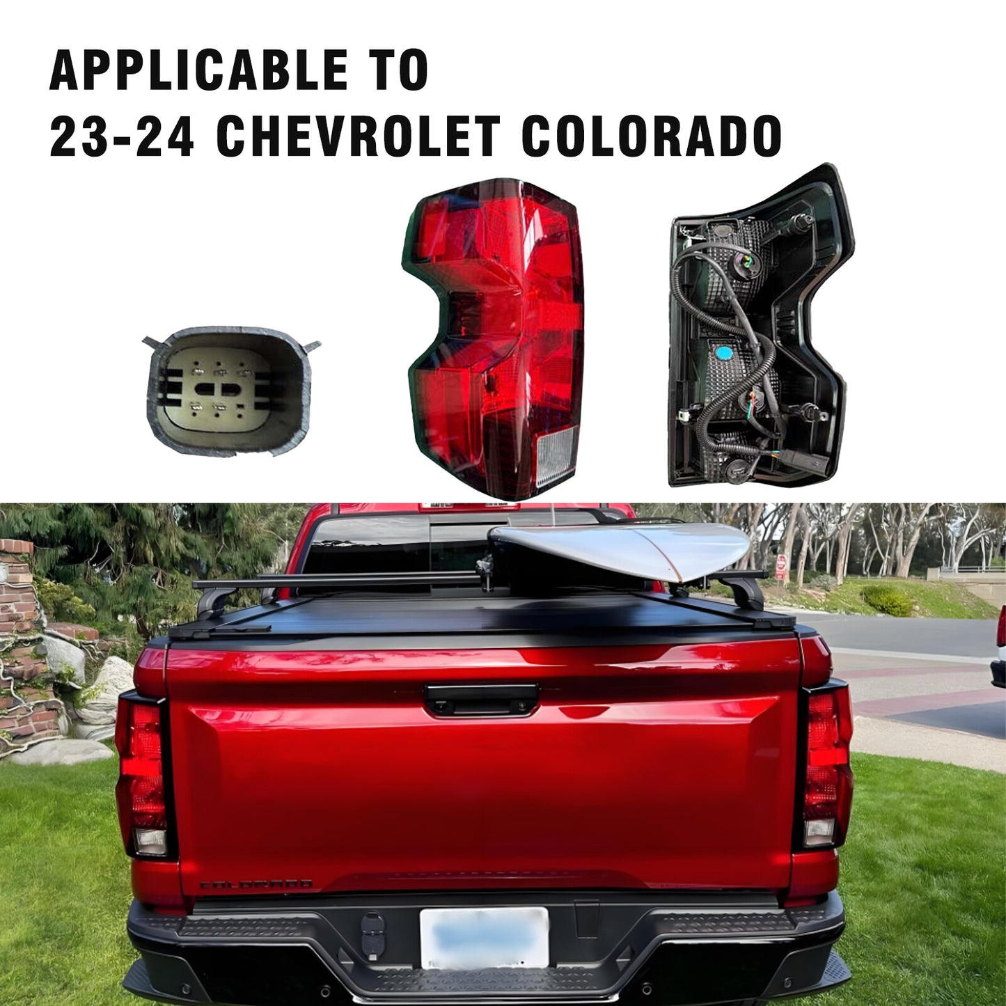1PC Driver's left Side LED Tail Light 85651744 For 2023-2024 Colorado 3004490