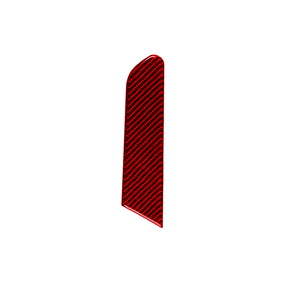 2X Red Carbon Fiber Front Door Panel Cover Trim for Toyota Tacoma 2016-2021
