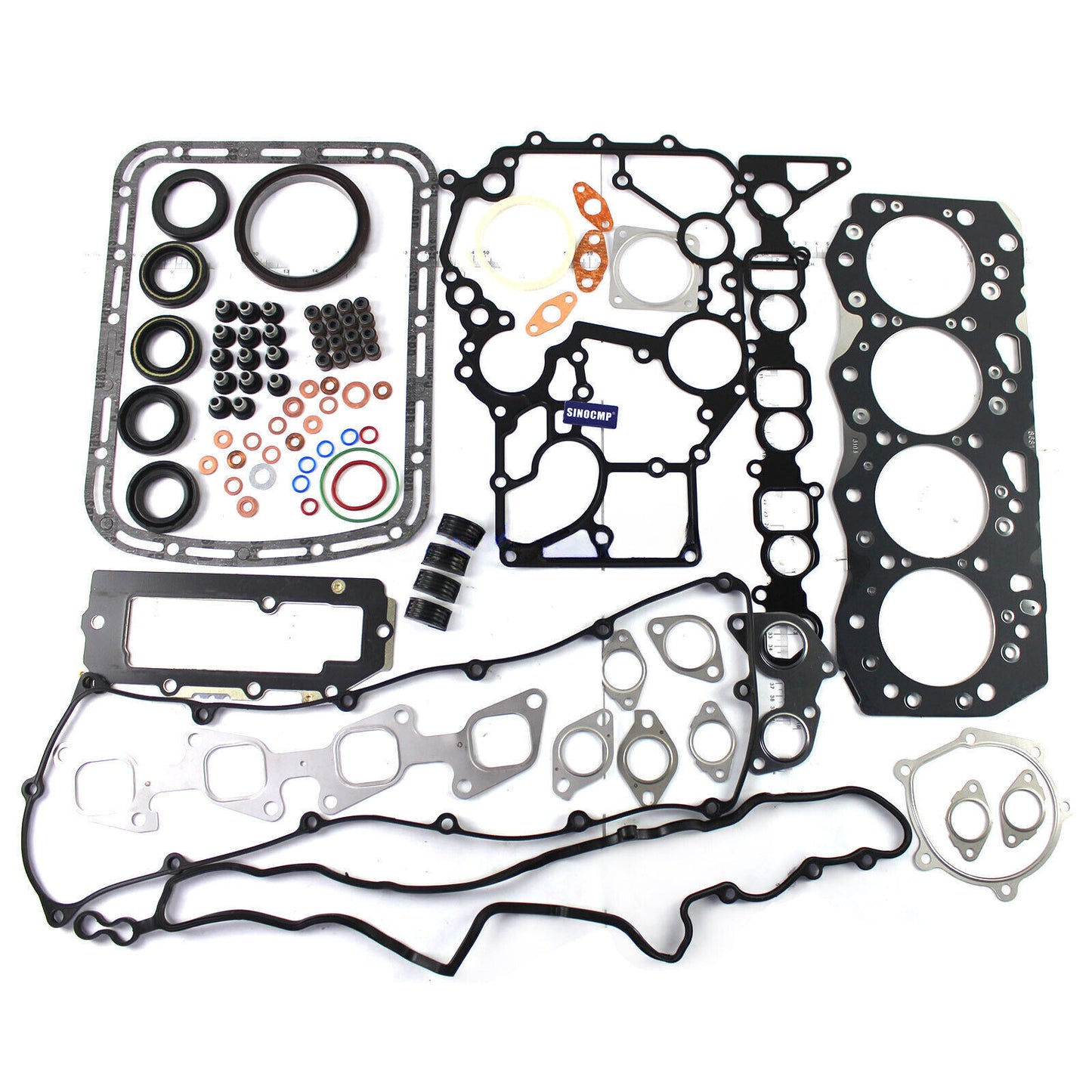 4JJ1 4JJ1T Engine Overhaul Rebuild Kit for Isuzu NQR NHR NPR Truck TFR Pickup