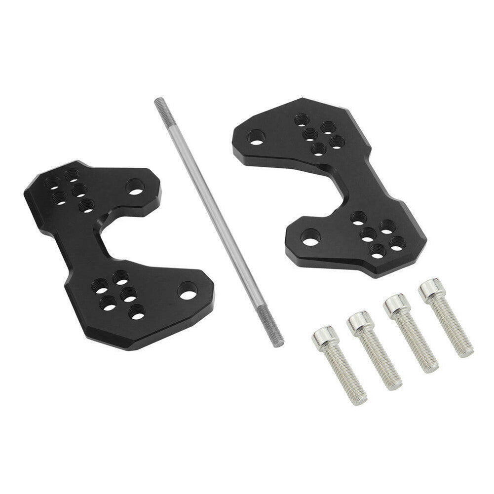 for Yamaha YZF R3 R25 15-16 Rearsets Mounting Plate Base Rear Set Bracket Black