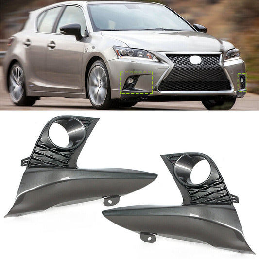 Left+Right for Lexus CT200h F-Sport 2014-2017 Front Fog Light Lamp Cover Frame