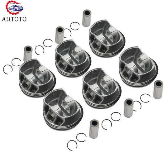 6PCS Engine Pistons Rings ¦µ88mm Fit for Mercedes-Benz W212 W205 X166 E400 M276 3.0T
