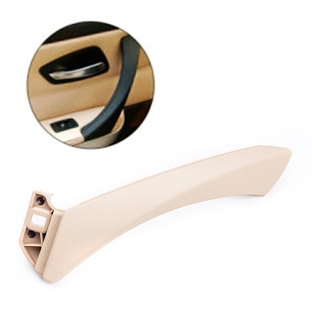 Left Side Inner+Outer Door Panel Handle Pull Trim Cover Set Fit for BMW E90 328i Car
