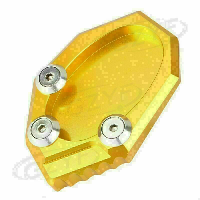 for Kawasaki 650 KLX250 2010-14 Kickstand Side Stand Foot Plate Pad Gold