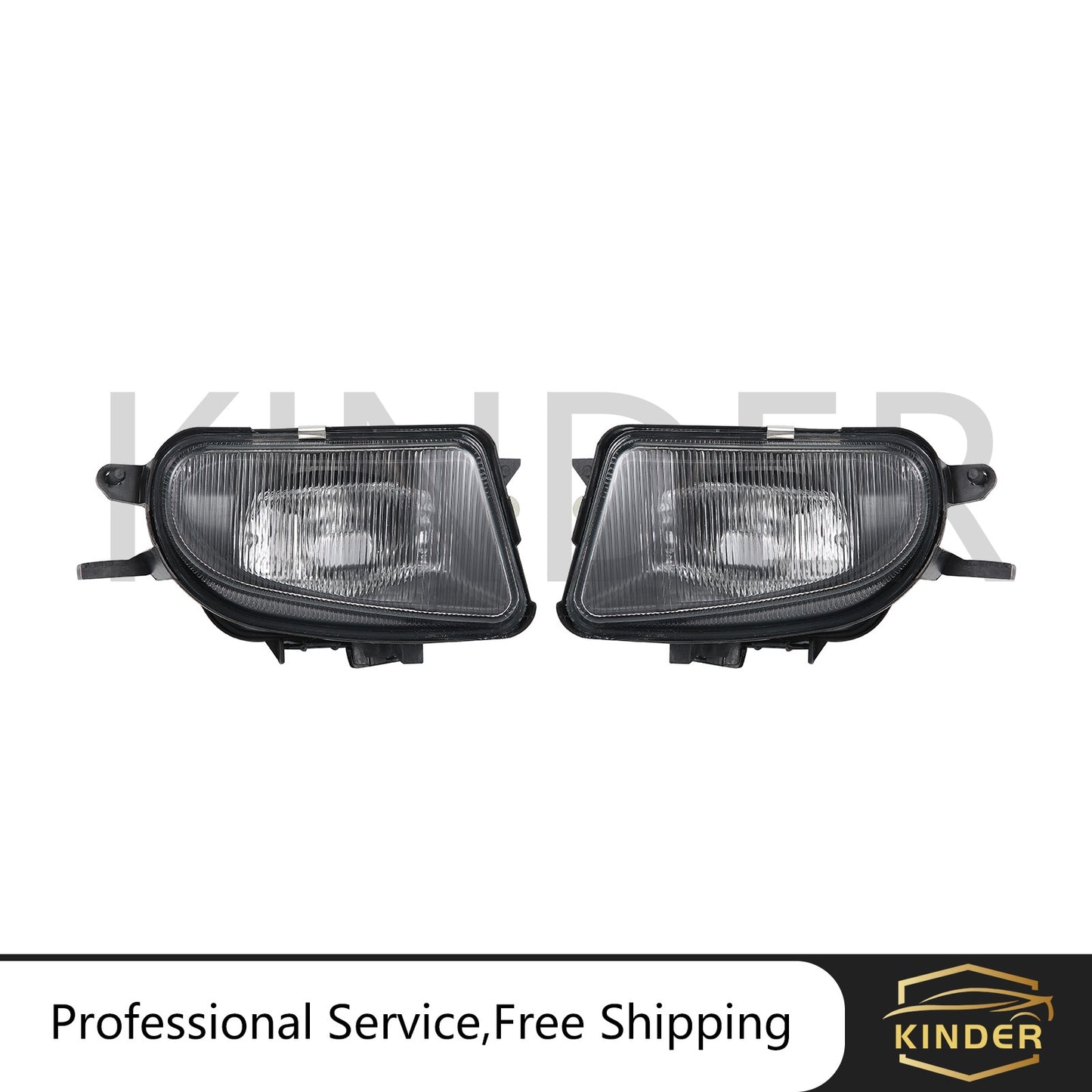 Pair Front Fog Light for Mercedes-Benz W210 E200 E220 E240 E280 E300 New