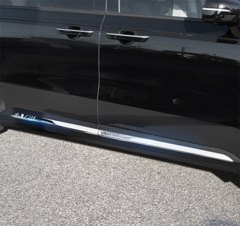 for Kia Carnival 2022-23 Chrome Steel Body Door Side Molding Sill Guard Trim 4x