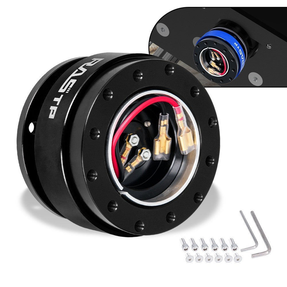 Universal Car Steering Wheel Ball Quick Release Hub Adapter Snap Off Kit 6 Bolt