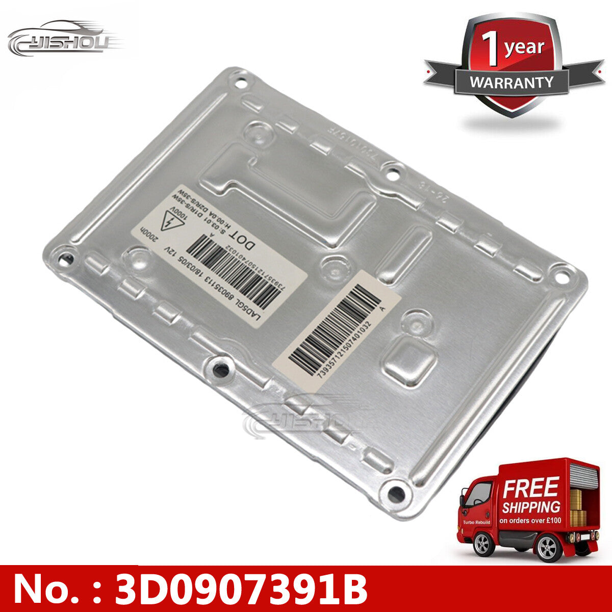 Xenon headlight HID ballast control unit module suitable for 2003-2005 for Audi A4 S4 4-pin
