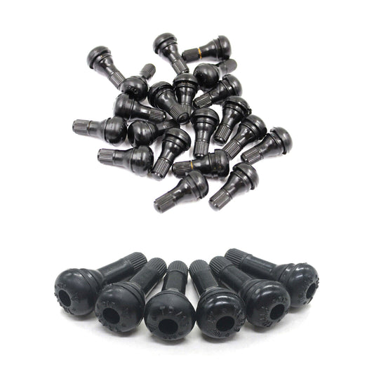 25Pcs Universal TR412 35mm Long 19mm Tyre Valve Stems For Auto Motorcycle D